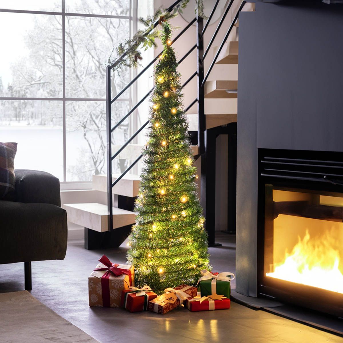 Nuevo Árbol Mágico Plegable™ + Extensión de 200 Luces LED GRATIS