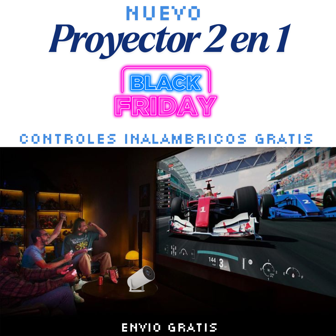 Nuevo SmartCinema + GameBox proyector Gamer 📽️🎮👾!!