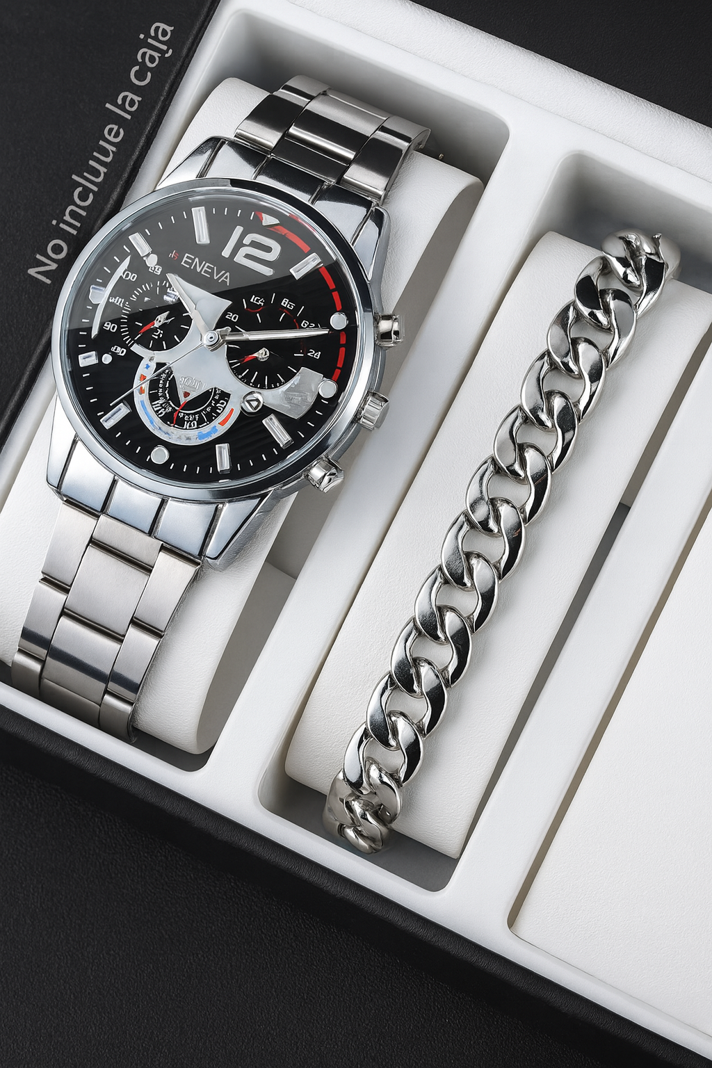 Nuevo Combo Elegance Set x 3 Reloj, pulsera cadena 💎⌚