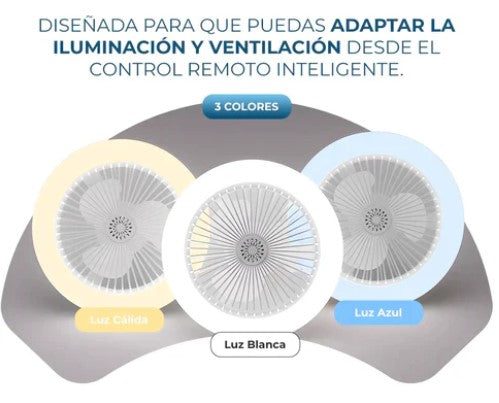 ¡!NUEVO¡ VENTILADOR DE TECHO CON LUZ 3 EN 1 💡💨🍃
