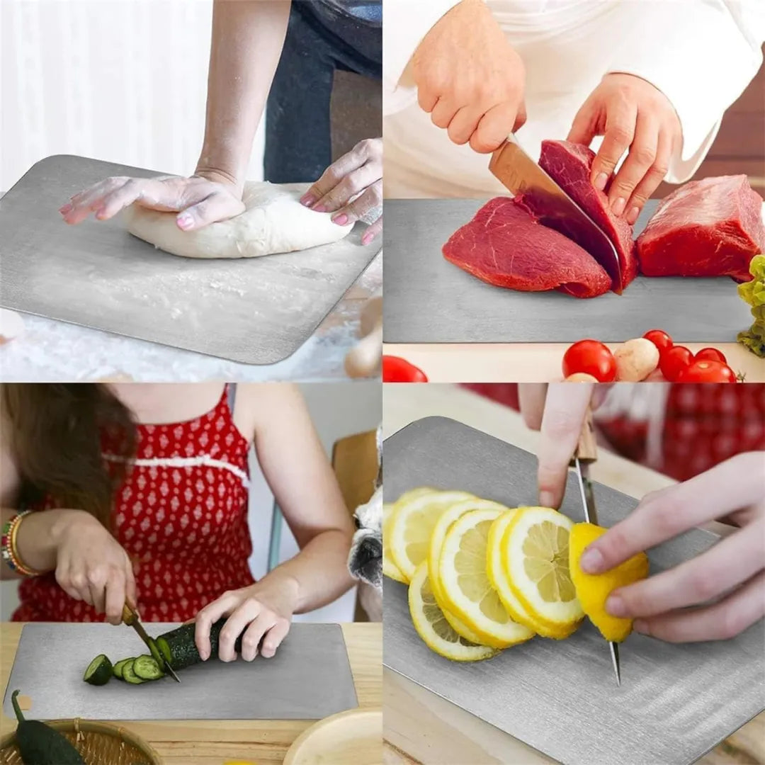 Nueva Tabla en Acero Inoxidable CorteMaster™ –  Higiénica y Resistente 🔪🥩