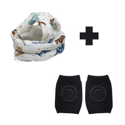 NUEVO GORRO PARA BEBÉS HOPPI 🐰💛 + RODILLERAS GRATIS 🎁