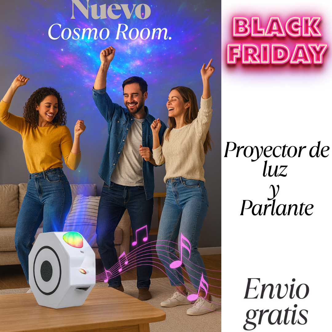 NUEVO Cosmo Room Proyector 🌌🎵⭐!!