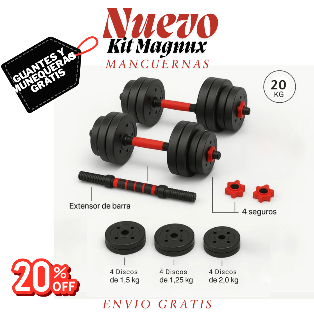 Nuevo Kit de Pesas Magnux !! 💪🏋️‍♂️🔥