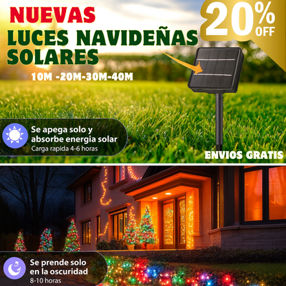 Nuevas Luces Navidad Solar Pro 🌞🍃