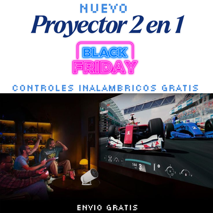 Nuevo SmartCinema + GameBox proyector Gamer 📽️🎮👾!!
