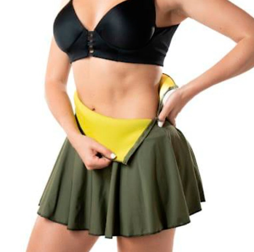 FALDA SHORT CON FAJÓN EN NEOPRENO