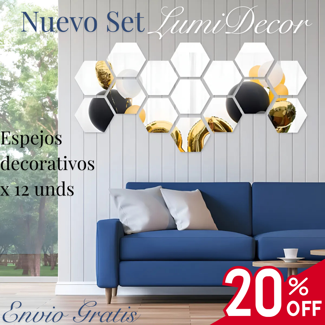 Nuevo Set de Espejos Decorativos LumiDecor™ 🏡✨