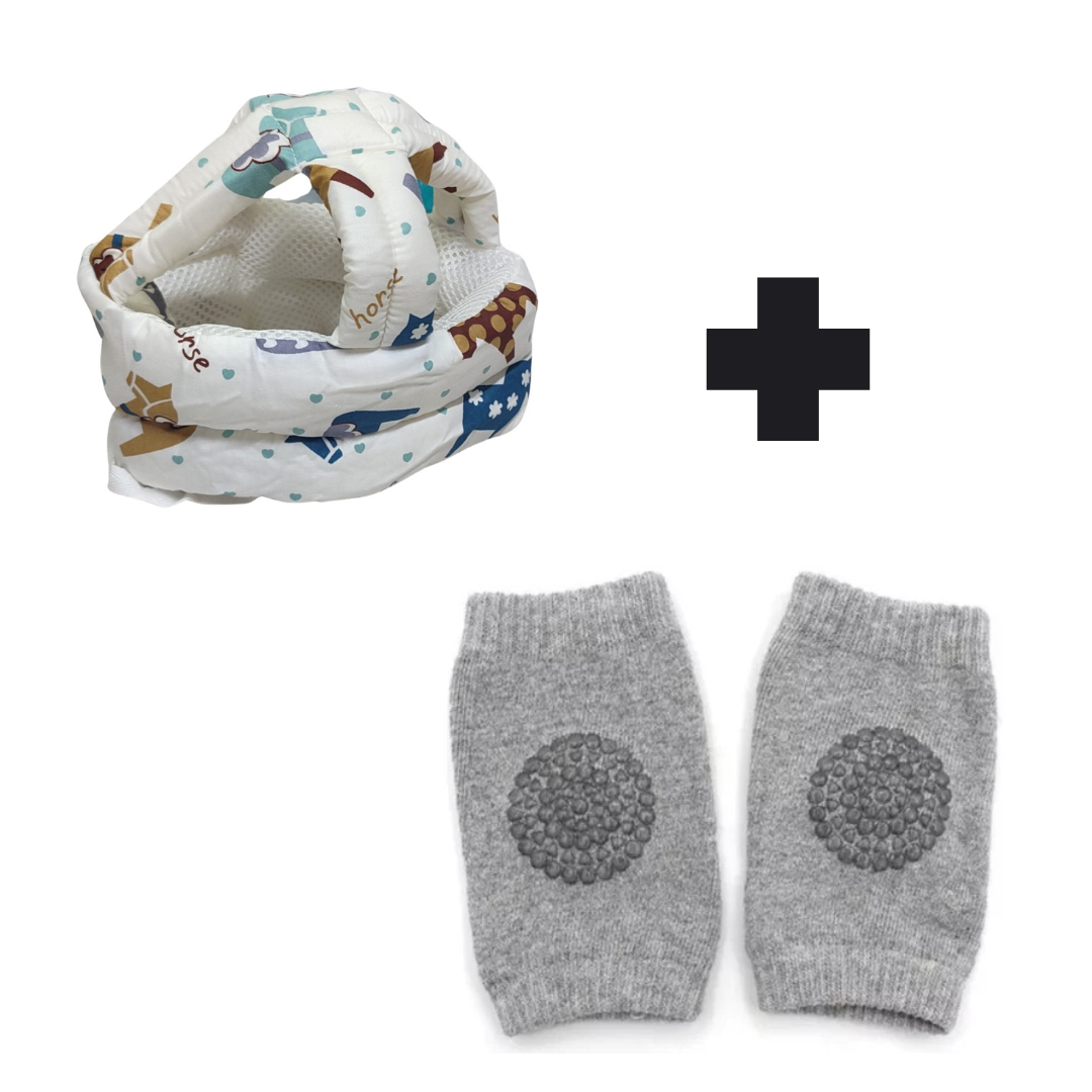 NUEVO GORRO PARA BEBÉS HOPPI 🐰💛 + RODILLERAS GRATIS 🎁