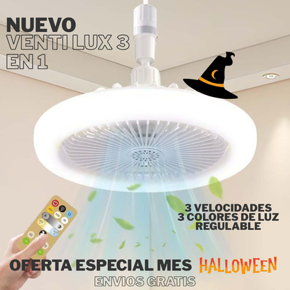 ¡!NUEVO¡ VENTILADOR DE TECHO CON LUZ 3 EN 1 💡💨🍃