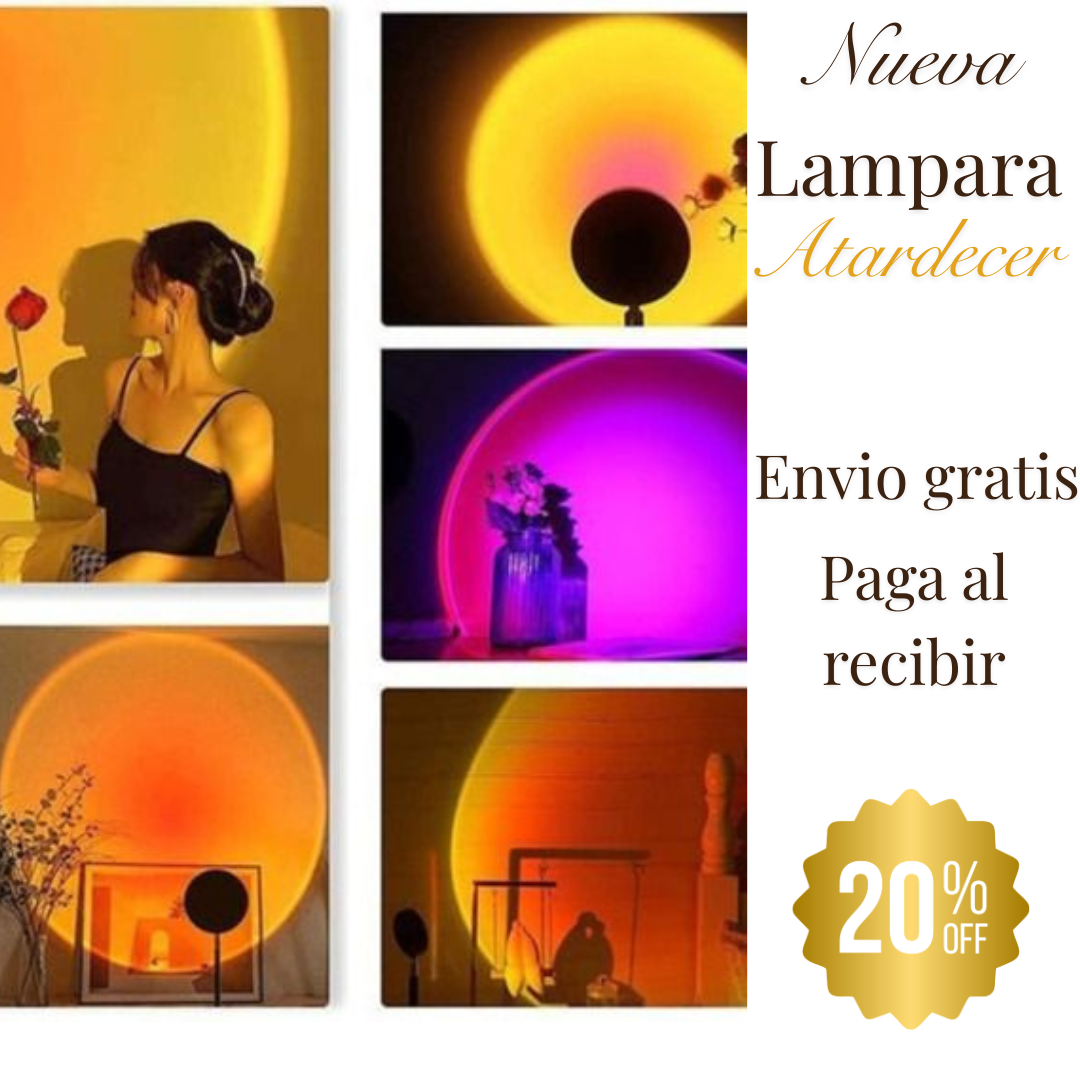NUEVA Lampara Atardecer 360 PRO !! 🌈🌅💡