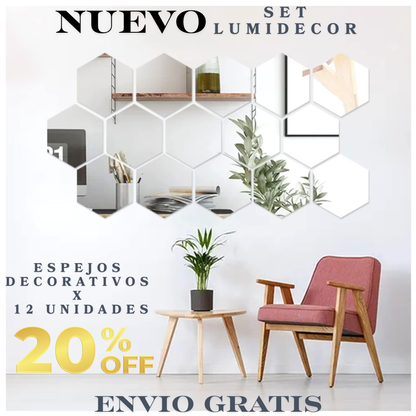 Nuevo Set de Espejos Decorativos LumiDecor™ 🏡✨
