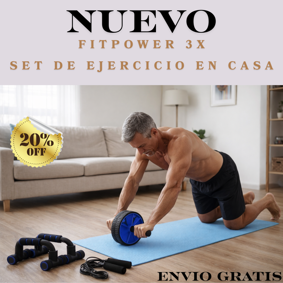 Nuevo Kit para ejercicio en casa FitPower 3X 🔥💪🏠