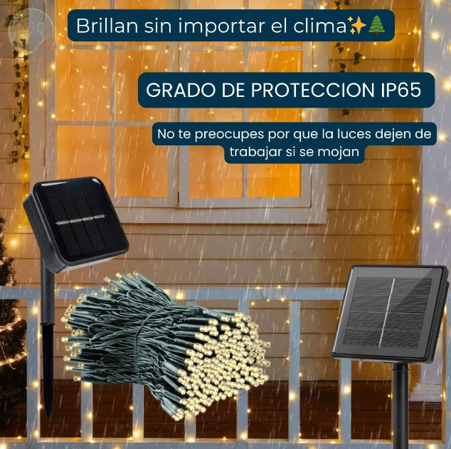 Nuevas Luces Navidad Solar Pro 🌞🍃