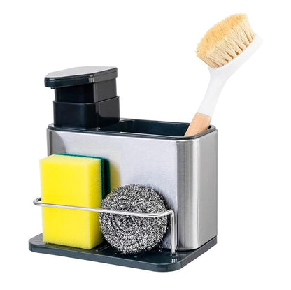 NUEVO ORGANIZADOR Y DISPENSADOR DE JABÓN SinkPro 3 en 1™