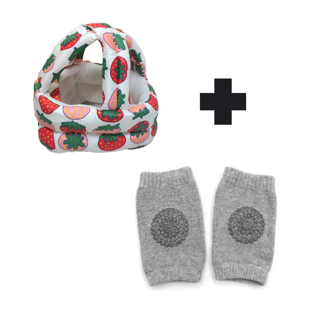 NUEVO GORRO PARA BEBÉS HOPPI 🐰💛 + RODILLERAS GRATIS 🎁