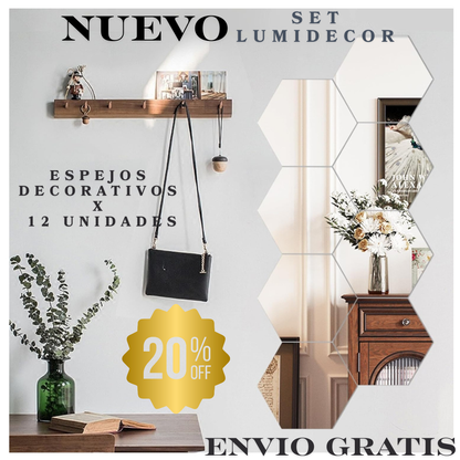 Nuevo Set de Espejos Decorativos LumiDecor™ 🏡✨