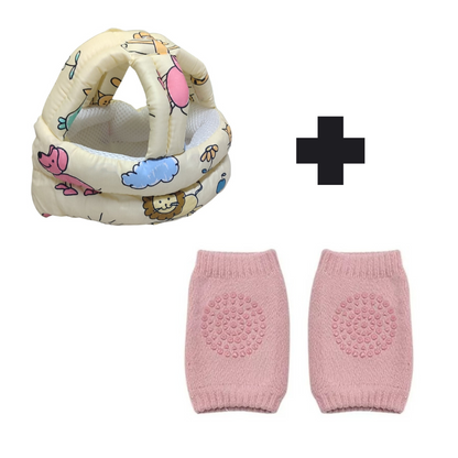 NUEVO GORRO PARA BEBÉS HOPPI 🐰💛 + RODILLERAS GRATIS 🎁