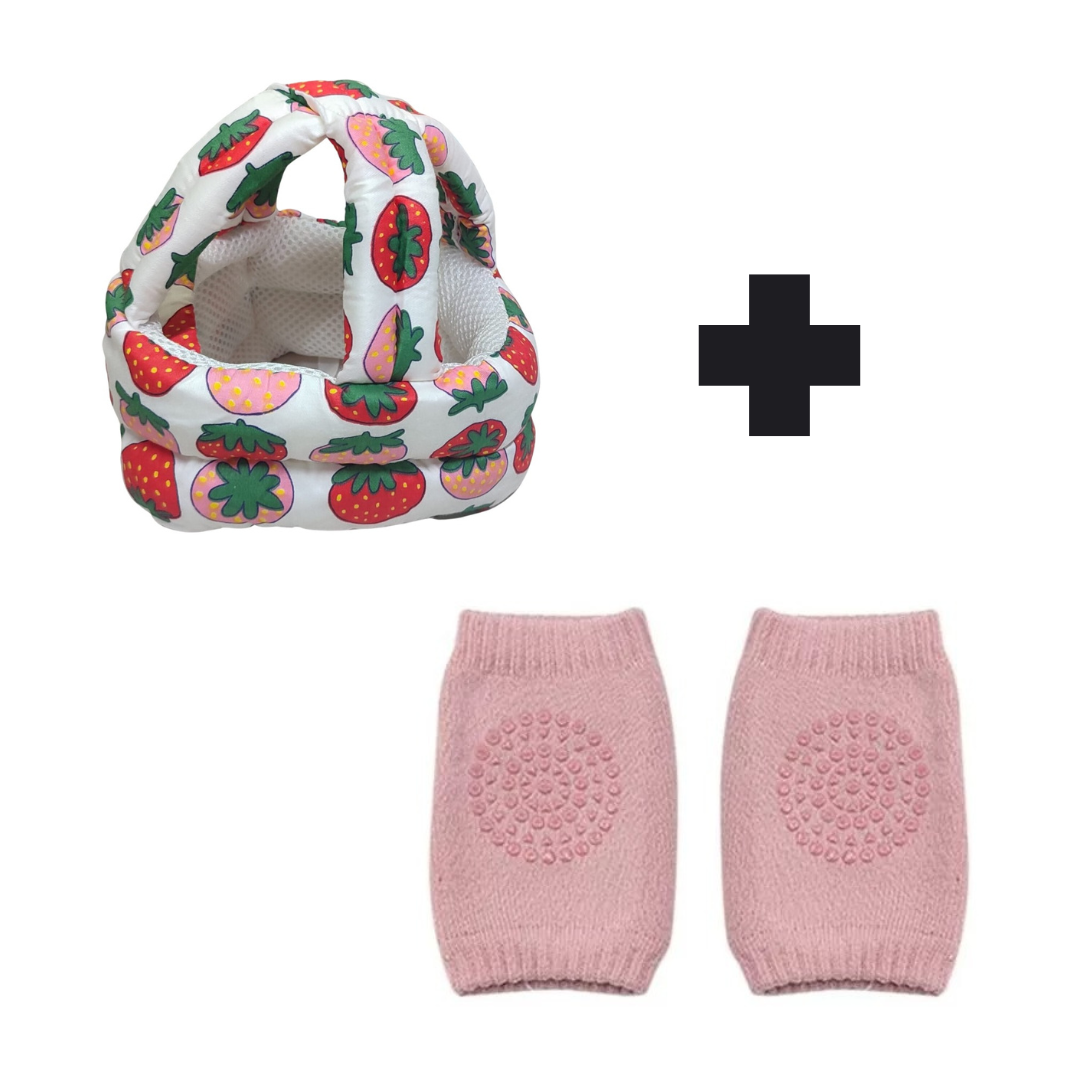 NUEVO GORRO PARA BEBÉS HOPPI 🐰💛 + RODILLERAS GRATIS 🎁