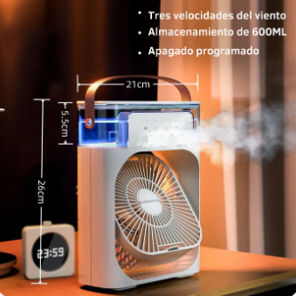 NUEVO VENTILADOR Y HUMIDIFICADOR DE AIRE 3 EN 1