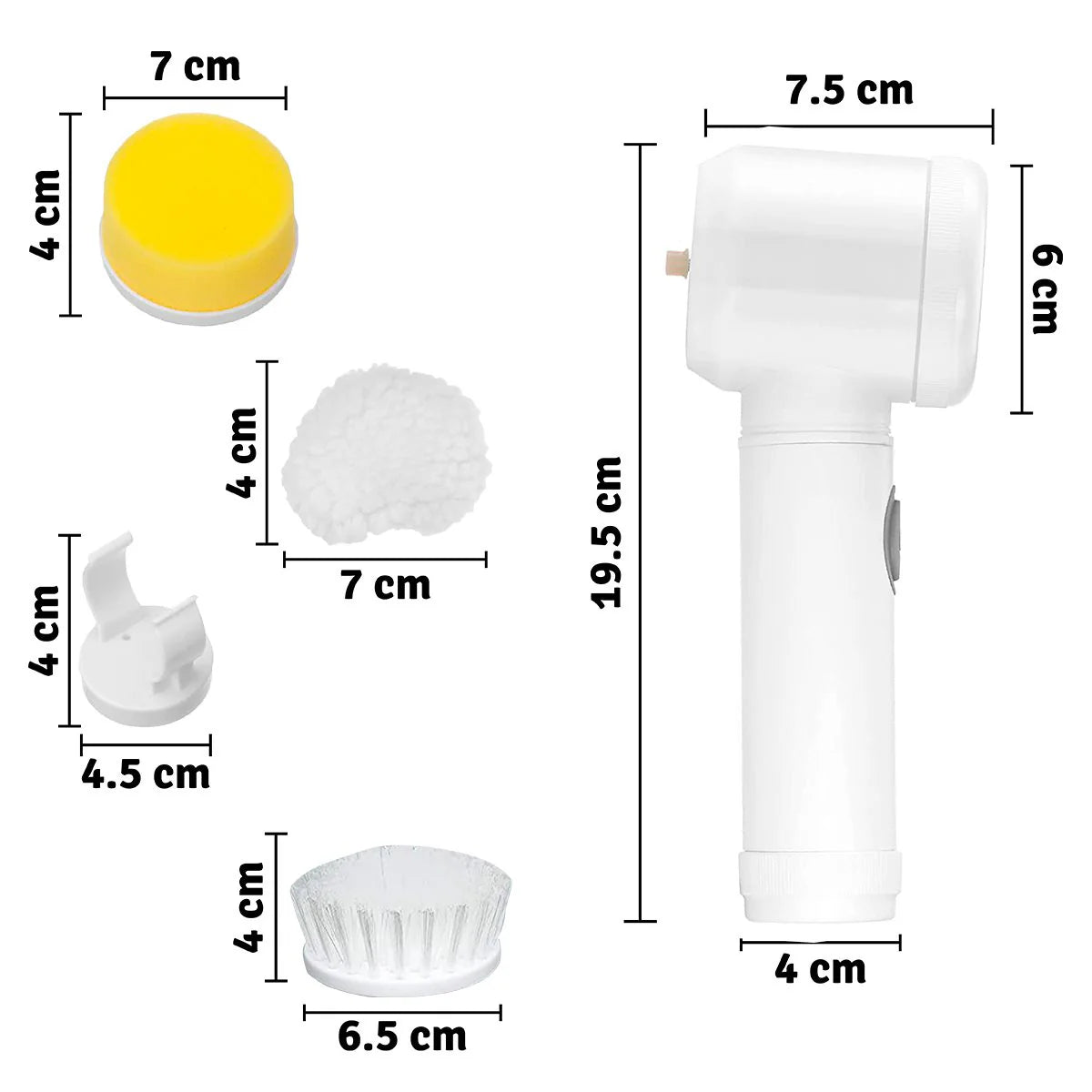 Nuevo Cepillo TurboClean 5 en 1 Todo uso 💥