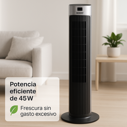 Nuevo Ventilador Torre ONOFF – Silencio, Estilo y Frescura Todo en Uno 🌀