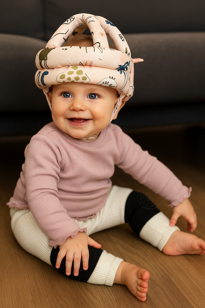 NUEVO GORRO PARA BEBÉS HOPPI 🐰💛 + RODILLERAS GRATIS 🎁