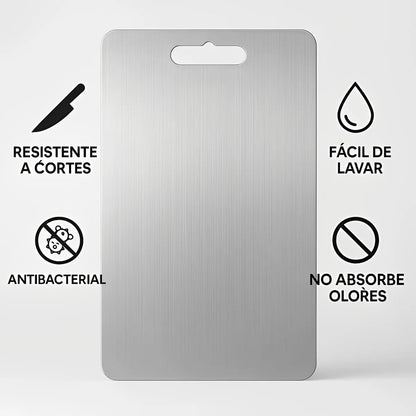 Nueva Tabla en Acero Inoxidable CorteMaster™ –  Higiénica y Resistente 🔪🥩