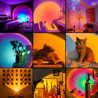 NUEVA Lampara Atardecer 360 PRO !! 🌈🌅💡