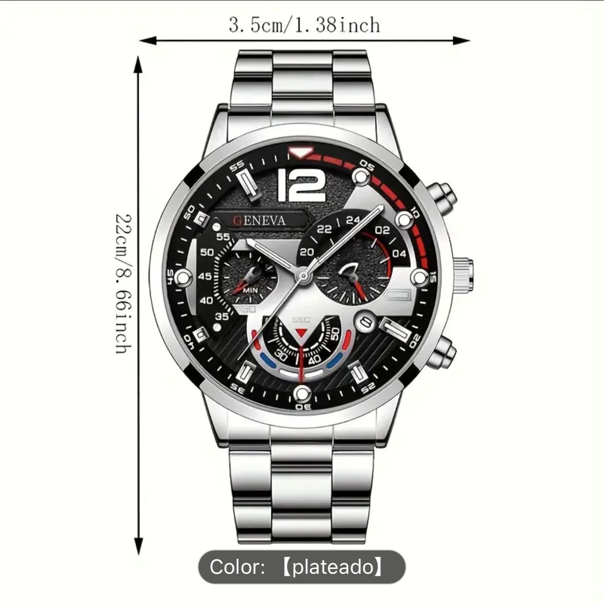 Nuevo Combo Elegance Set x 3 Reloj, pulsera cadena 💎⌚