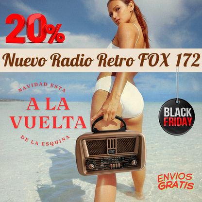 ¡Nuevo! Radio FOX 172  Estilo Retro, Sonido Moderno 🎵📻
