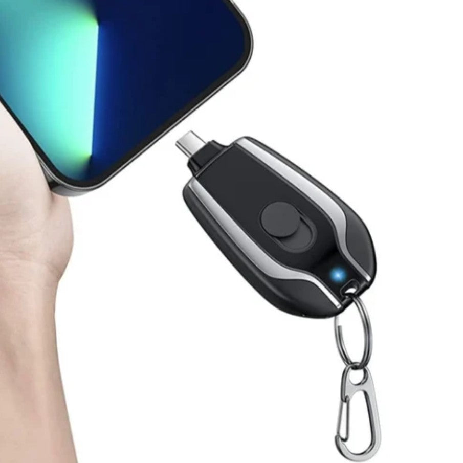 Nuevo Powerbank Llavero 1500mAh 🔋Batería de Respaldo Compacta y Ligera