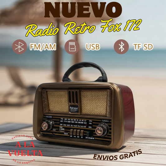 ¡Nuevo! Radio FOX 172  Estilo Retro, Sonido Moderno 🎵📻