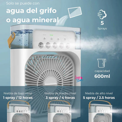 NUEVO VENTILADOR Y HUMIDIFICADOR DE AIRE 3 EN 1